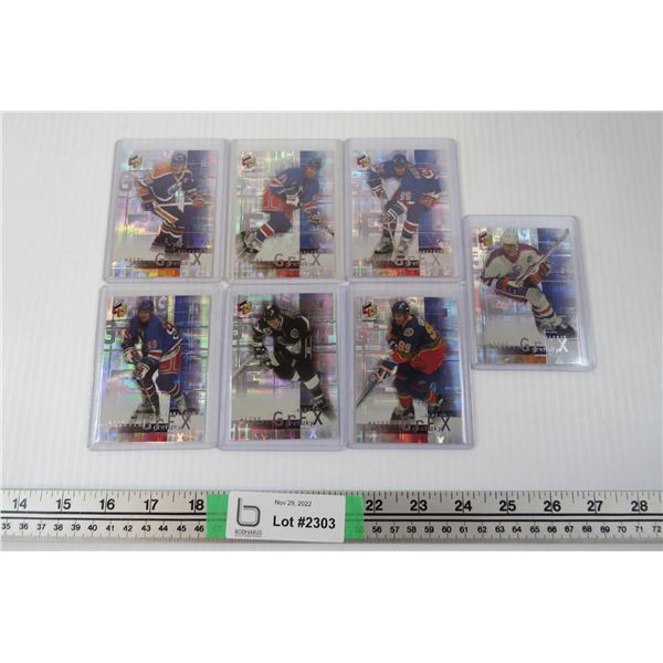 (7) Wayne Gretzky HoloGrFX 1999 Insert cards