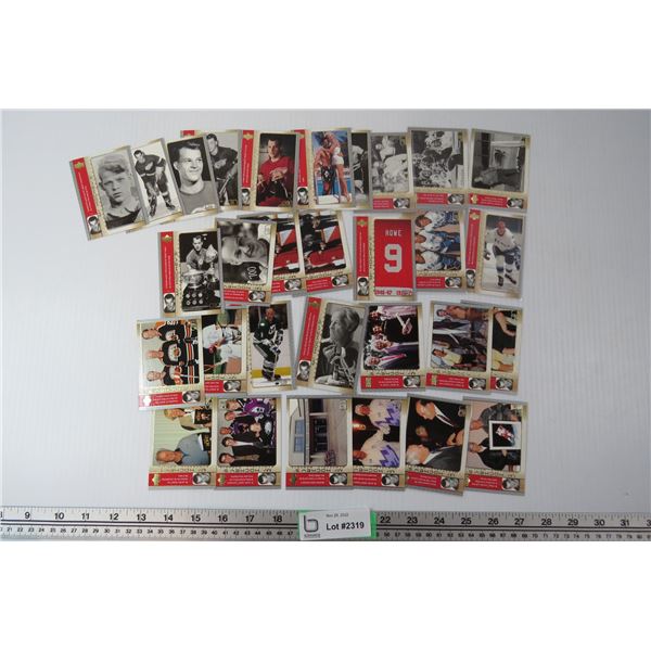 (30) Gordie Howe "Memorable moments" Complete set of inserts #1-30