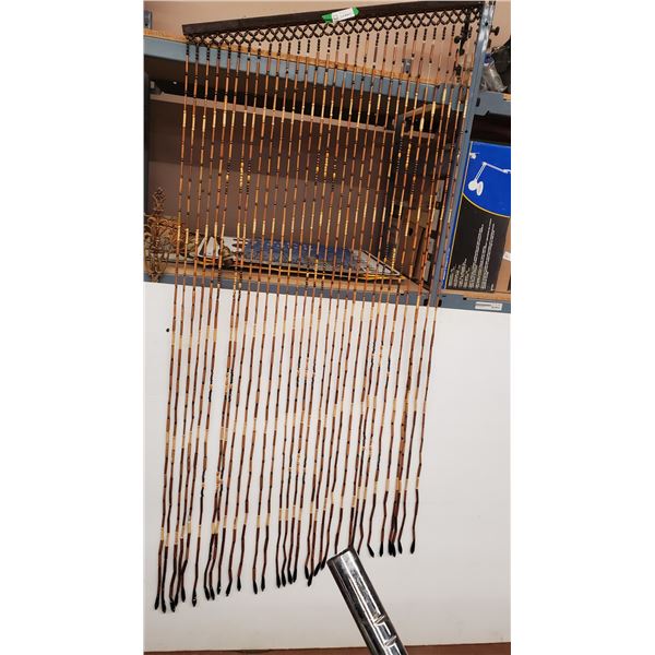 *Beaded wall divider