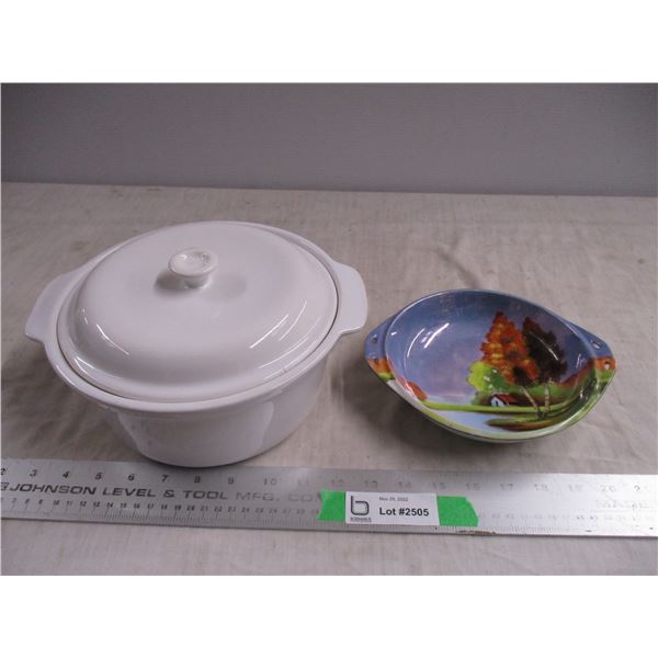Noritake bowl, misc
