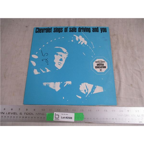 Chevrolet Sings - safe driving record