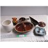 Image 1 : Beauceware piece with misc pottery