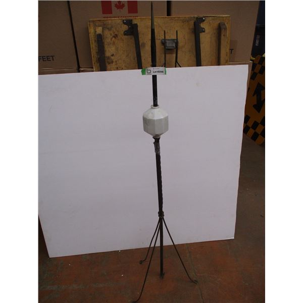 *Lightning rod with glass globe - 53" tall