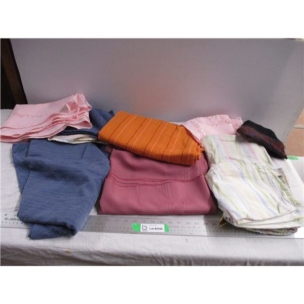 Table cloths, linens, misc