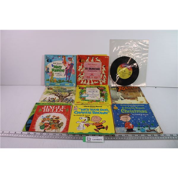 (9) Books on Records 45’s