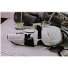 Image 2 : Kids’ Large Hockey Pads + (2)Pairs of Skates (Size 6 EE and 7?)