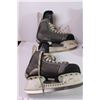 Image 5 : Kids’ Large Hockey Pads + (2)Pairs of Skates (Size 6 EE and 7?)