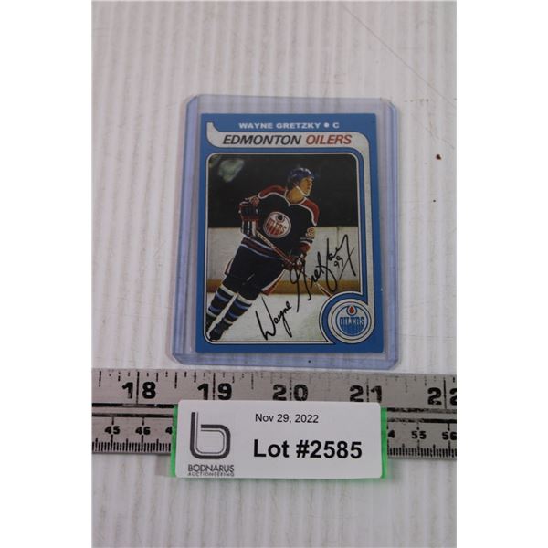 Wayne Gretzky Rookie Card (Reprint)