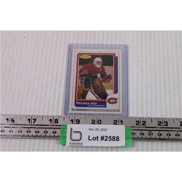 Patrick Roy Rookie Card (Reprint)