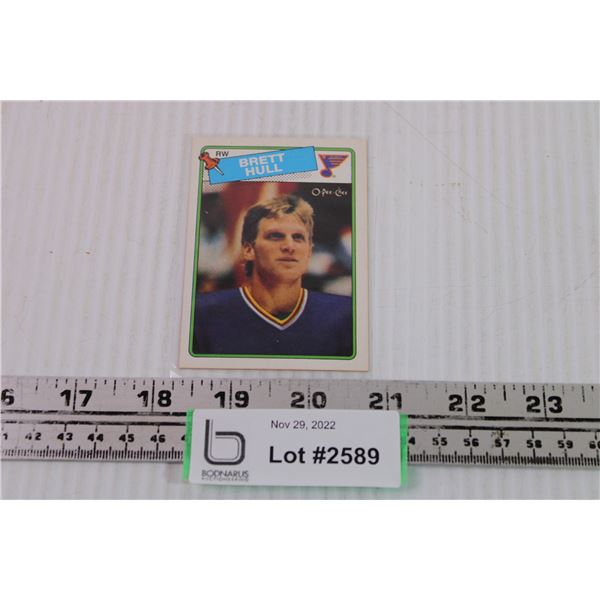 Brett Hull Rookie Card (Reprint)