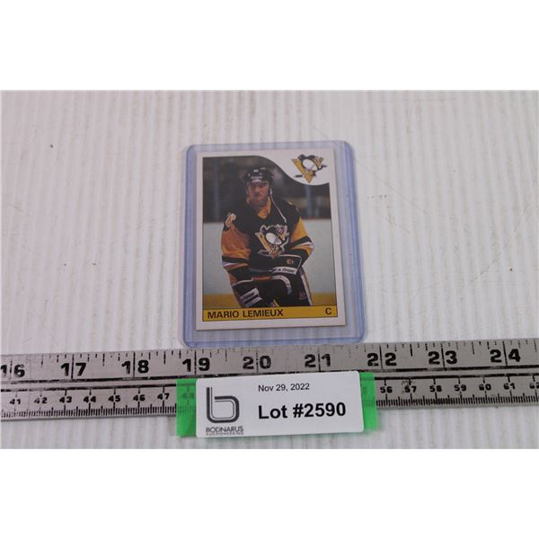 Mario Lemieux Rookie Card (Reprint)