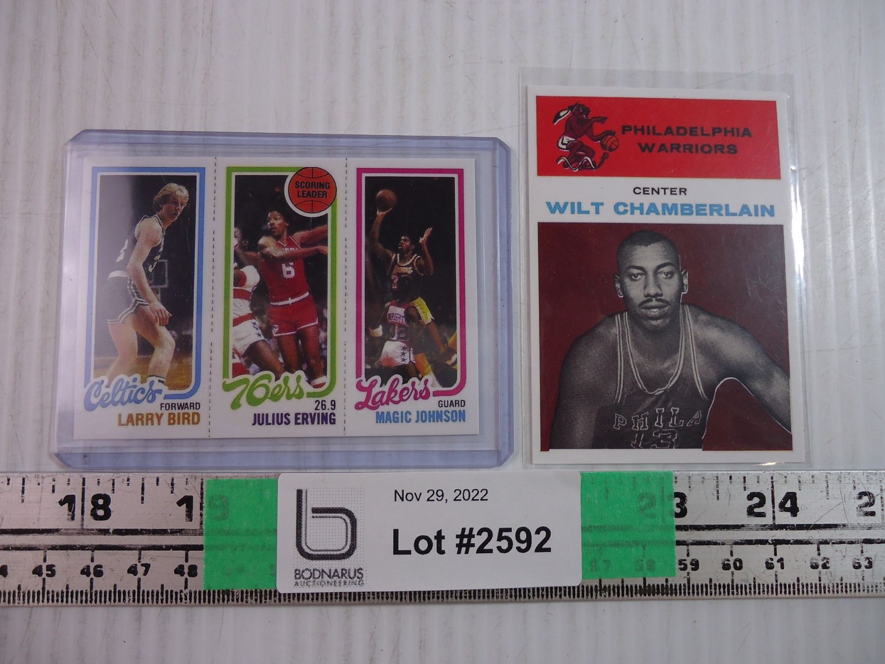 (2) NBA Rookie Cards (Reprint) - Bodnarus Auctioneering