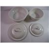 Image 2 : (2) Corelle Pots,(2) Vases and Cake Dish