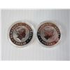Image 3 : 2X THE BID PRICE - Novelty Sample Coin - Australia Dollar (non-magnetic - weigh 24.7g + 25.1g) - can