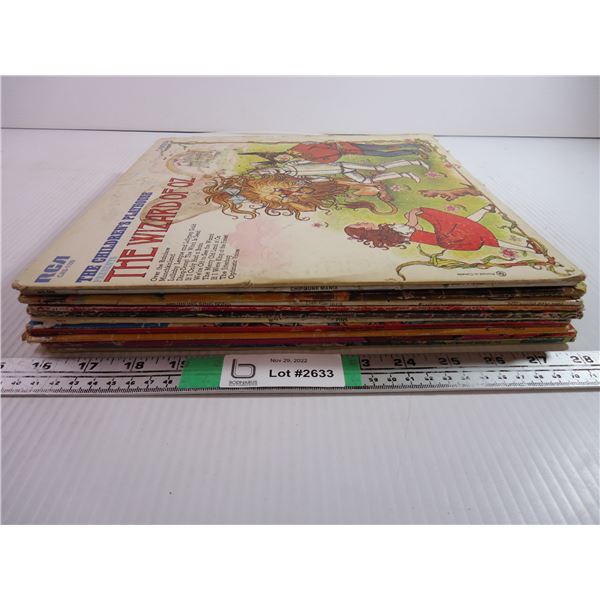 (12) Assorted Children’s Records