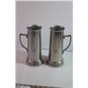 Image 2 : (2) Metal Steins + Tea Pot