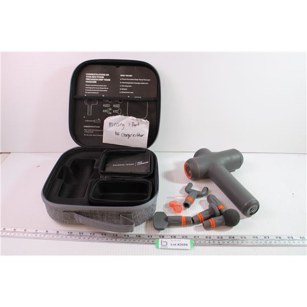 Sharper Image Deep Tissue Massager (Warehouse Return No Charger)