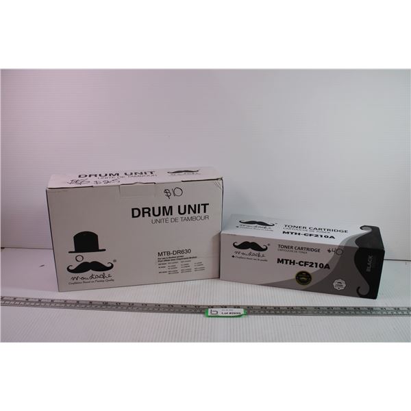 Moustache Toner Cartridge and Drum –MTH-CF210A & MTB-DR630 (Warehouse Return)