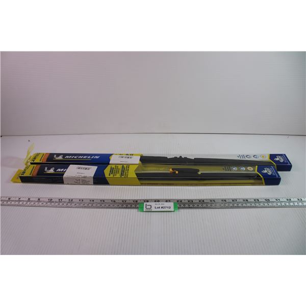 (2) Sets of Assorted Michelin Windshield Wipers (Warehouse Return)