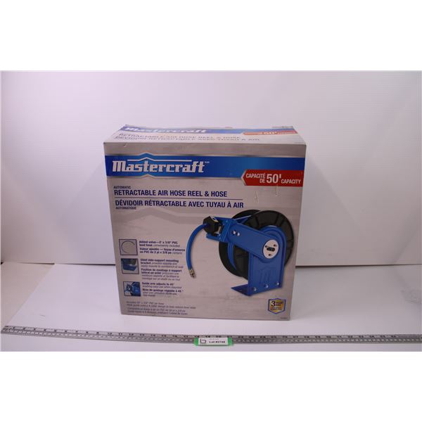 Mastercraft Retractable Air Hose Reel & Hose