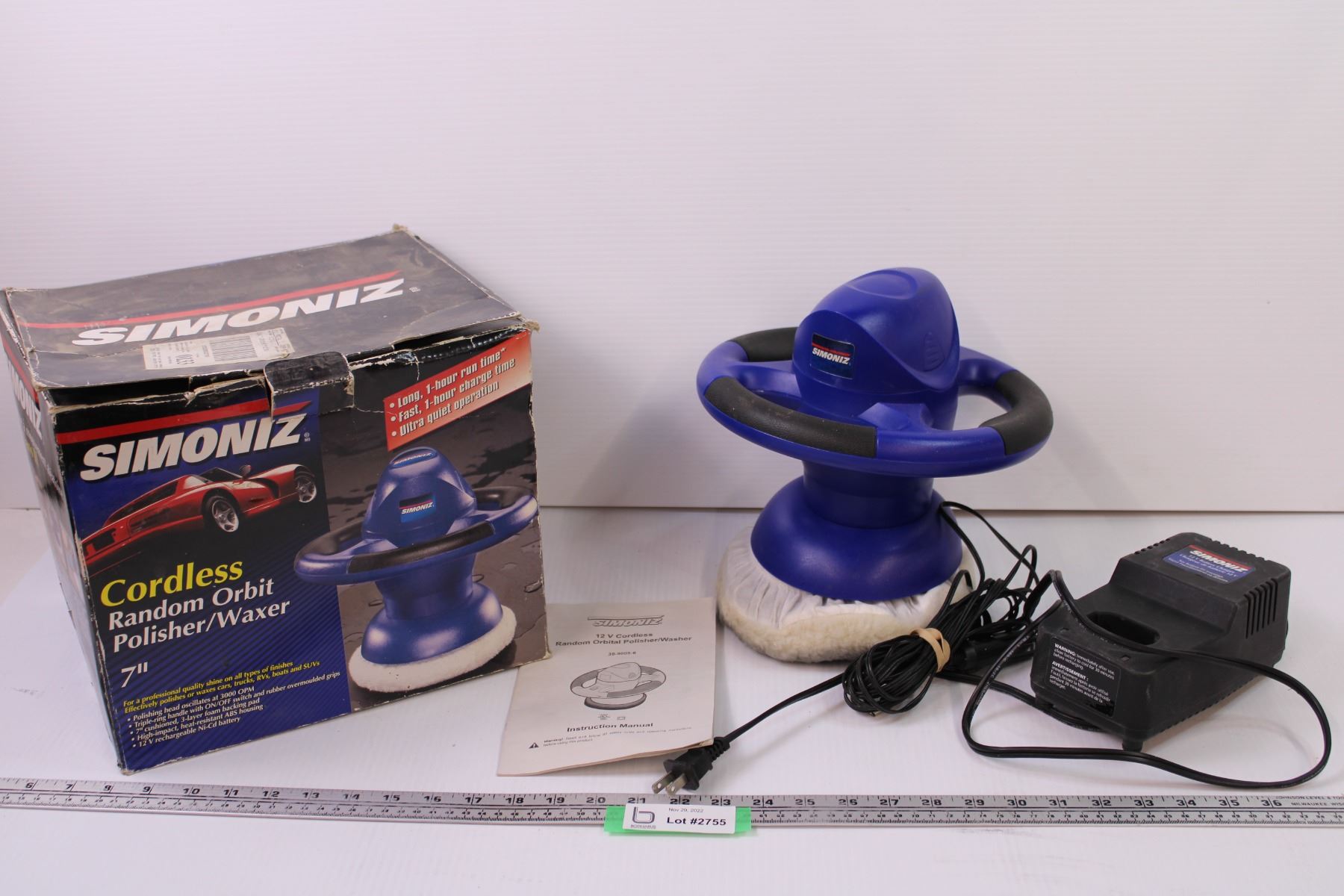 Simoniz Cordless Random Orbit Polisher/Waxer (works) Bodnarus