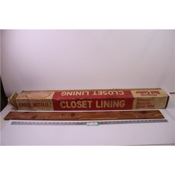 Box of Red Cedar Closet Lining