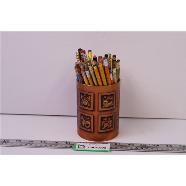 Collector Can w/ Pencils