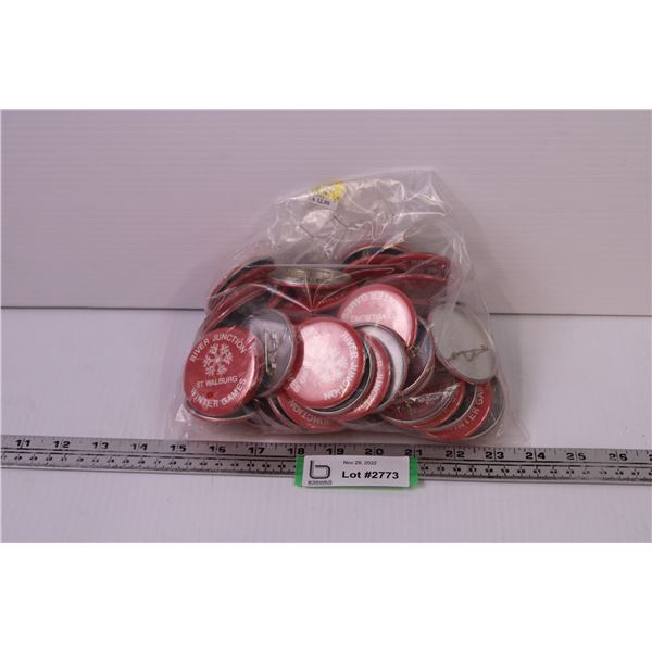 Bag of 60 Winter Games Pins (St. Walburg)