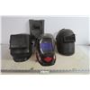 Image 1 : (3) Welding Helmets - 1 Hand Held Welding Face Shield