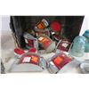 Image 4 : Battery Box - Battery Straps - Assorted Trailer Lights - Glass Insulators - Distributor