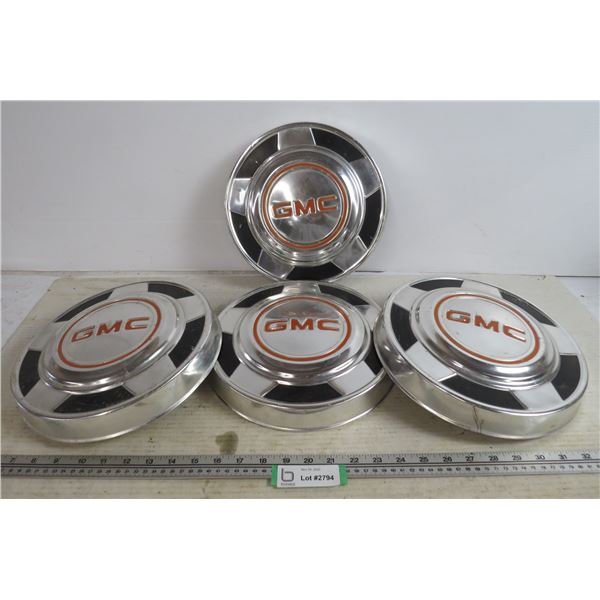 (4) GMC Hub Caps