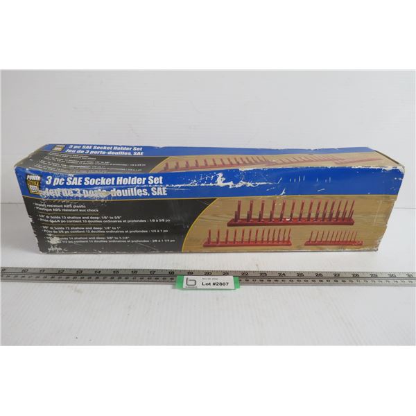 Power Fist 3 Piece Socket Holders Set Bodnarus Auctioneering