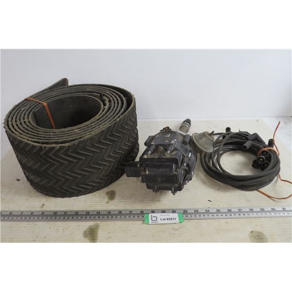Distributor - Plug Wires - 7" Roll of Rubber Belt?