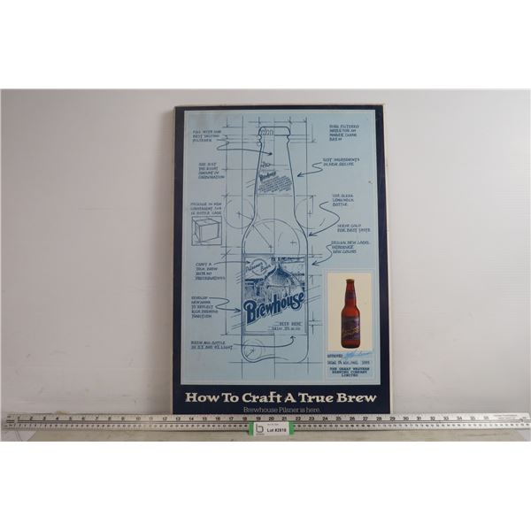 Wooden Brew House Sign