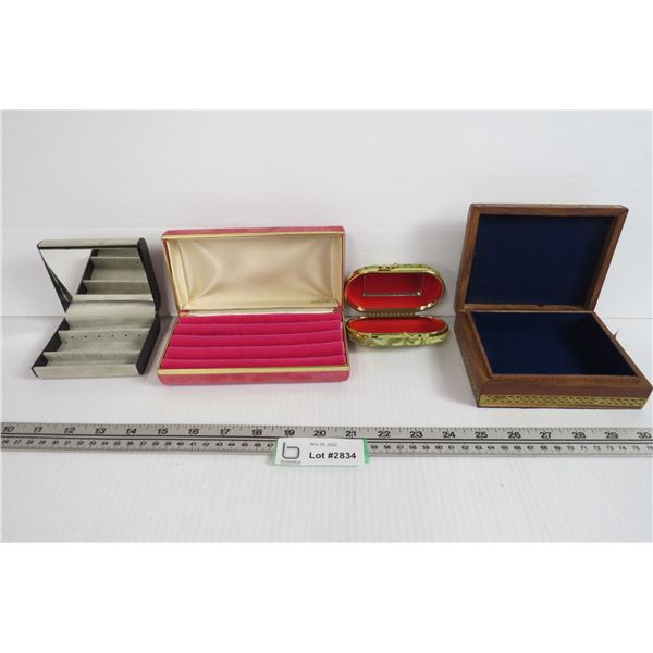 (4) Jewelry Containers