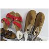 Image 2 : (2) Pair Ladies Shoes (size 40-41) - (3) Pairs Mens Slippers