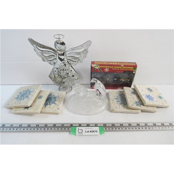 (6) Snowflake Coasters - Christmas Items