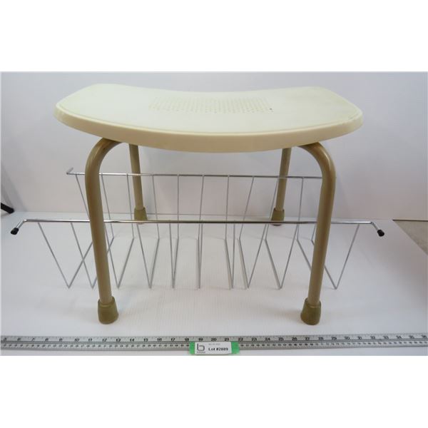 *Shower Seat - Wire Holder / Basket?
