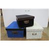Image 1 : *(3) Decorative Storage Boxes
