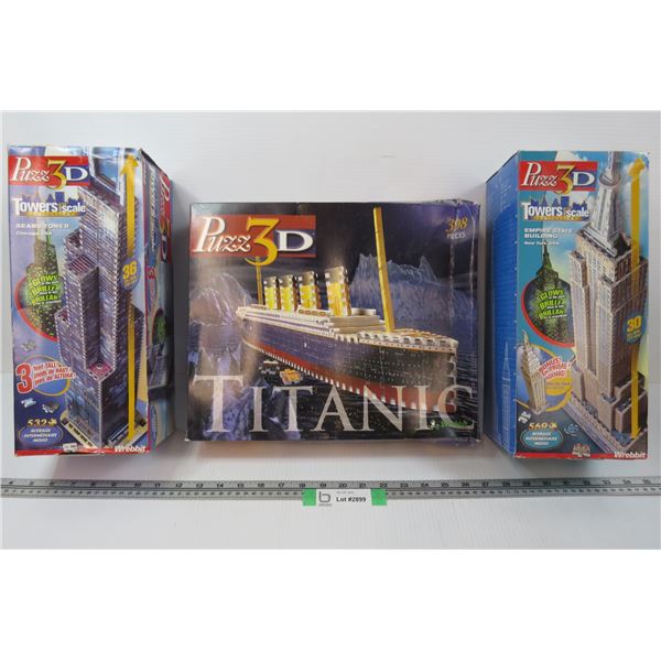 (3) Wrebbit Puzz3D - (opened)