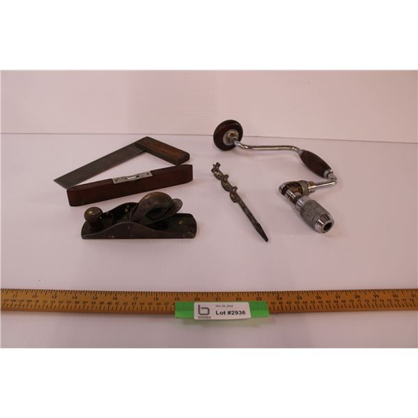 (5) Vintage Carpentry Tools