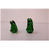 Image 2 : Green glass penguins