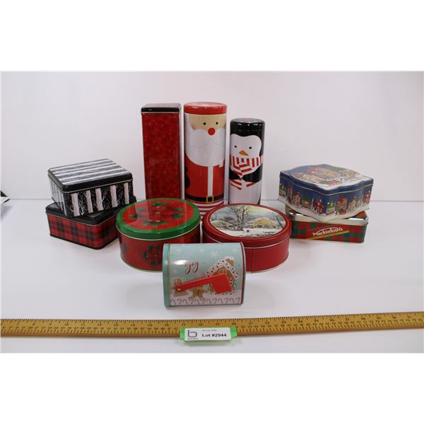 (10) cookie tins