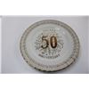 Image 2 : (6) fifty anniversary plates