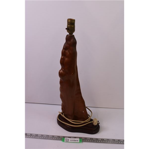 *Cypress Knee Lamp (Works But Needs New Plug)