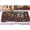 Image 4 : (5) 1950’s Saskatchewan Licence Plates