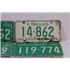 Image 4 : (7) Assorted Saskatchewan Licence Plates