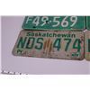 Image 6 : (7) Assorted Saskatchewan Licence Plates