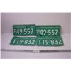 Image 1 : (2) Pairs of 1969 Saskatchewan Licence Plates