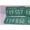 Image 2 : (2) Pairs of 1969 Saskatchewan Licence Plates